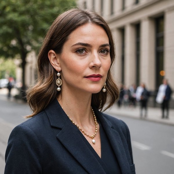 Comment intégrer des boucles d'oreilles pendantes dans une tenue professionnelle?